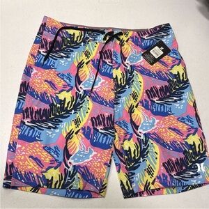 Hurley Vibrant Multicolor Men's Board Shorts